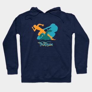 Triathlon , Swim ,Bike, Run Hoodie